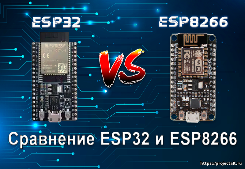 Добавлена новая статья. Сравнение ESP8266 и ESP32
