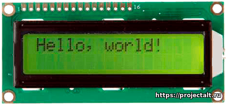 Подключение LCD дисплея к Arduino и ESP