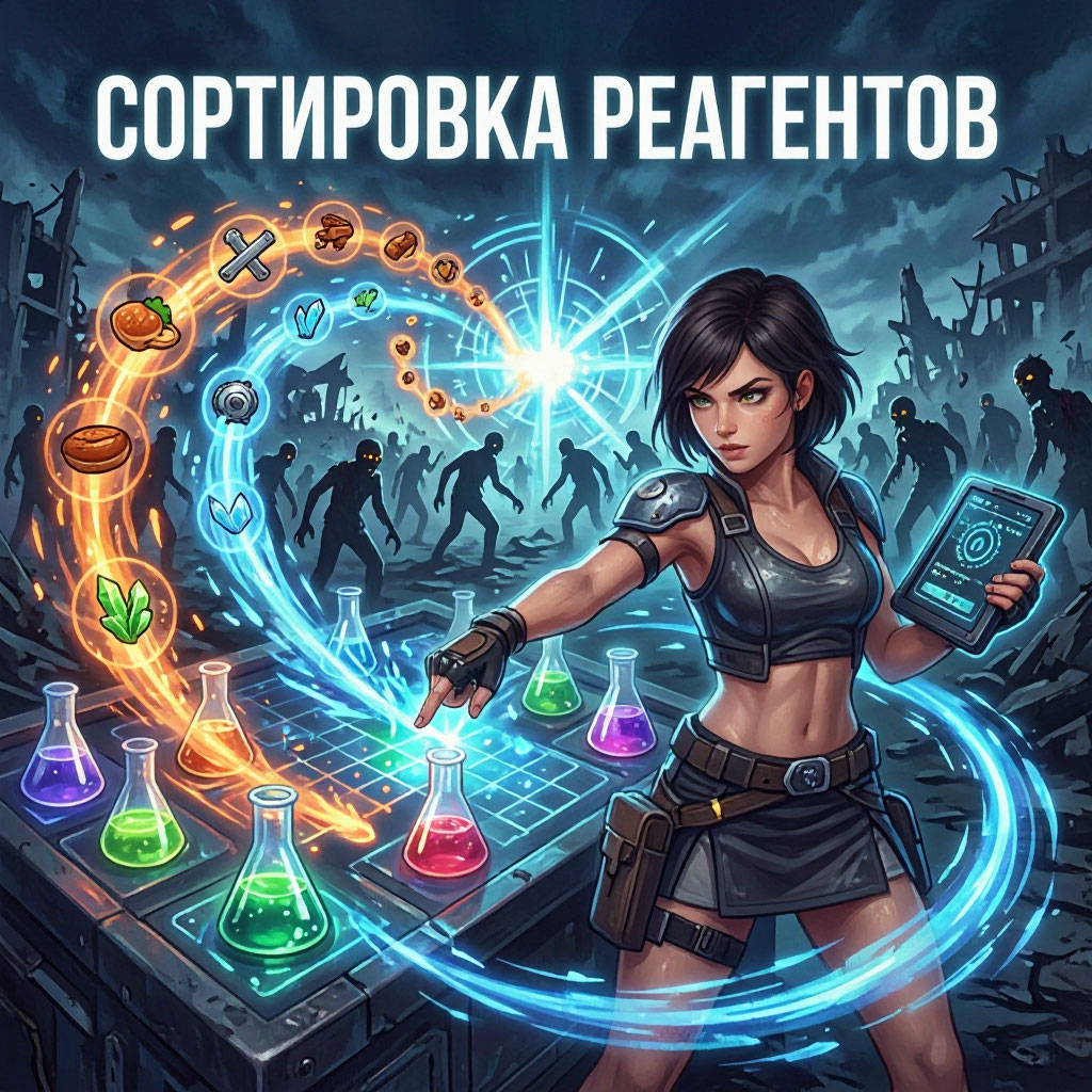 Доработал решатель для «Сортировка реагентов»: теперь можно экспериментировать без страха всё потерять! Доработал решатель для «Сортировка реагентов»: теперь можно экспериментировать без страха всё потерять!