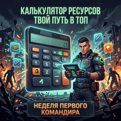 Новый калькулятор ресурсов для Puzzles&Survival — вырвись в топ на неделе Первого командира!